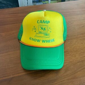 Green and Yellow Camp Know Where Trucker Hat 85